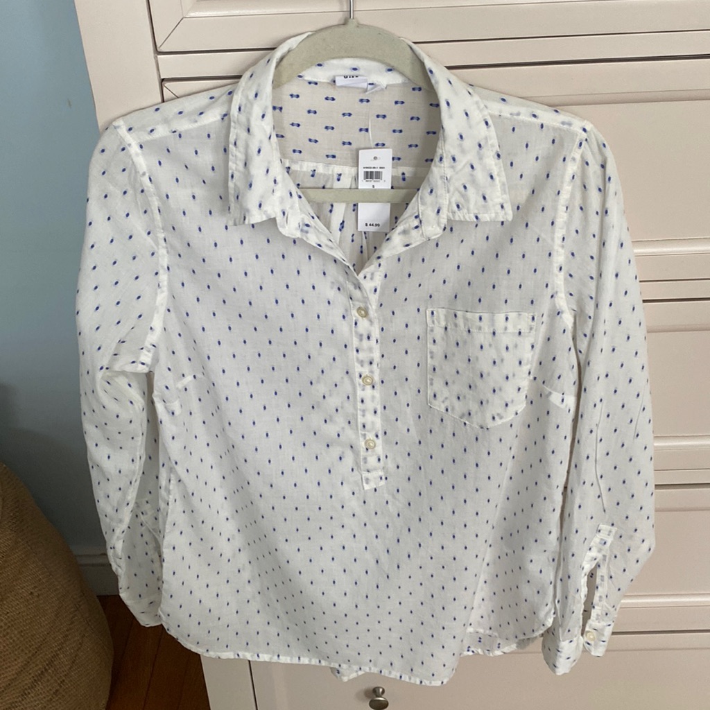 Bnwt Gap Buttoned Down Blouse